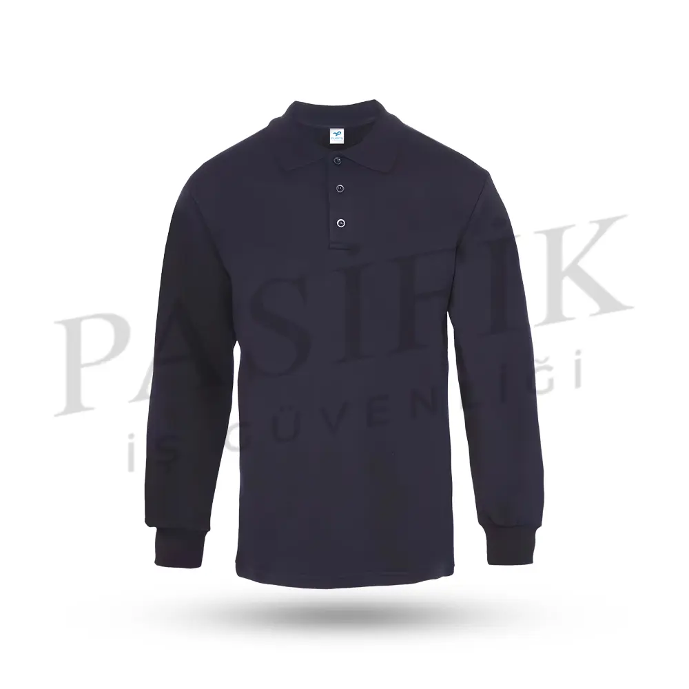 COMFORT POLO SWEATSHIRT PS7200 SİYAH