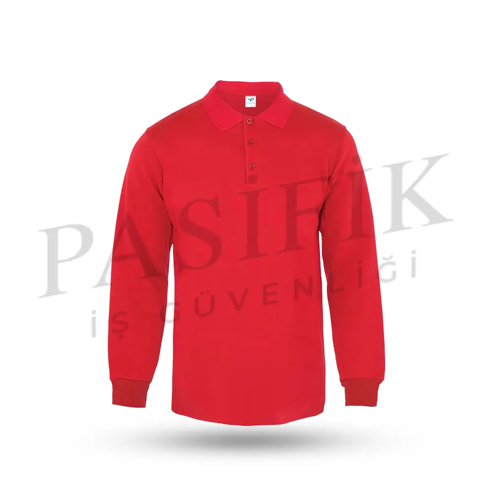 COMFORT POLO SWEATSHİRT PS7200 KIRMIZI