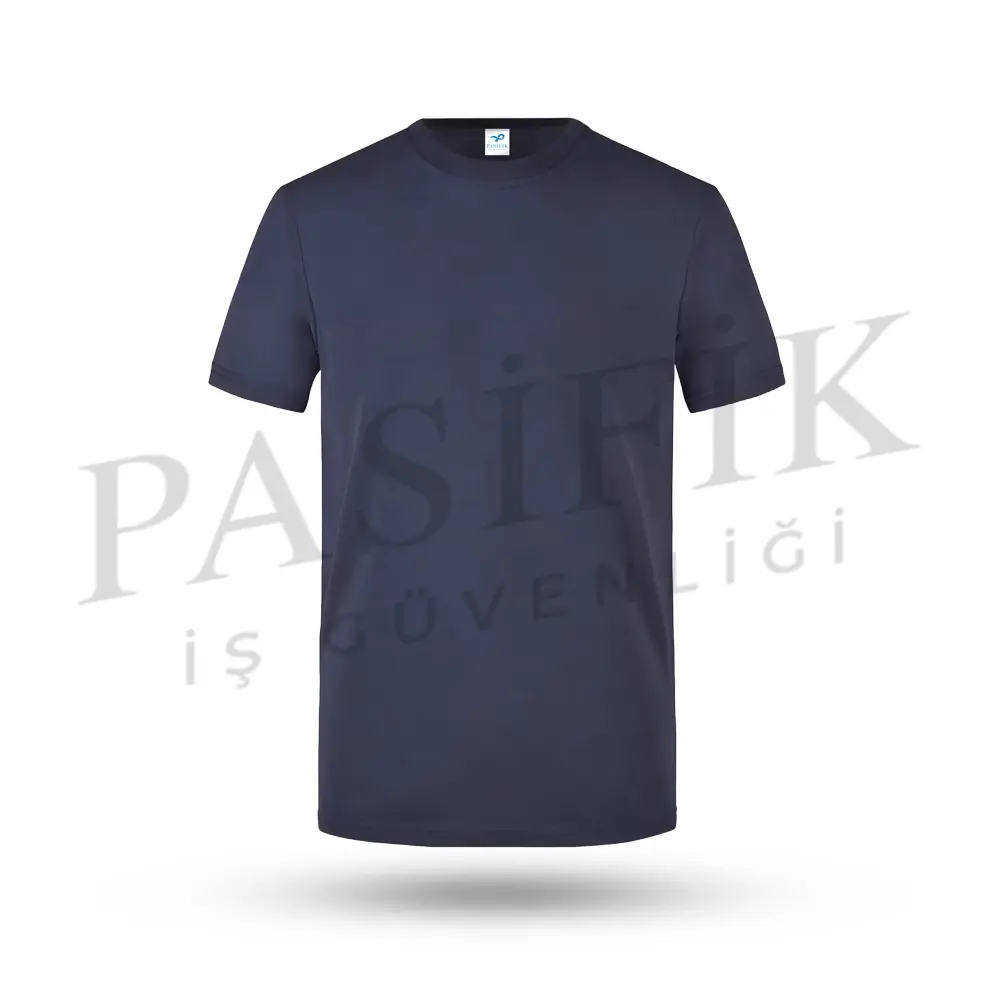 BİSİKLET YAKA T-SHIRT PS7610 LACİVERT