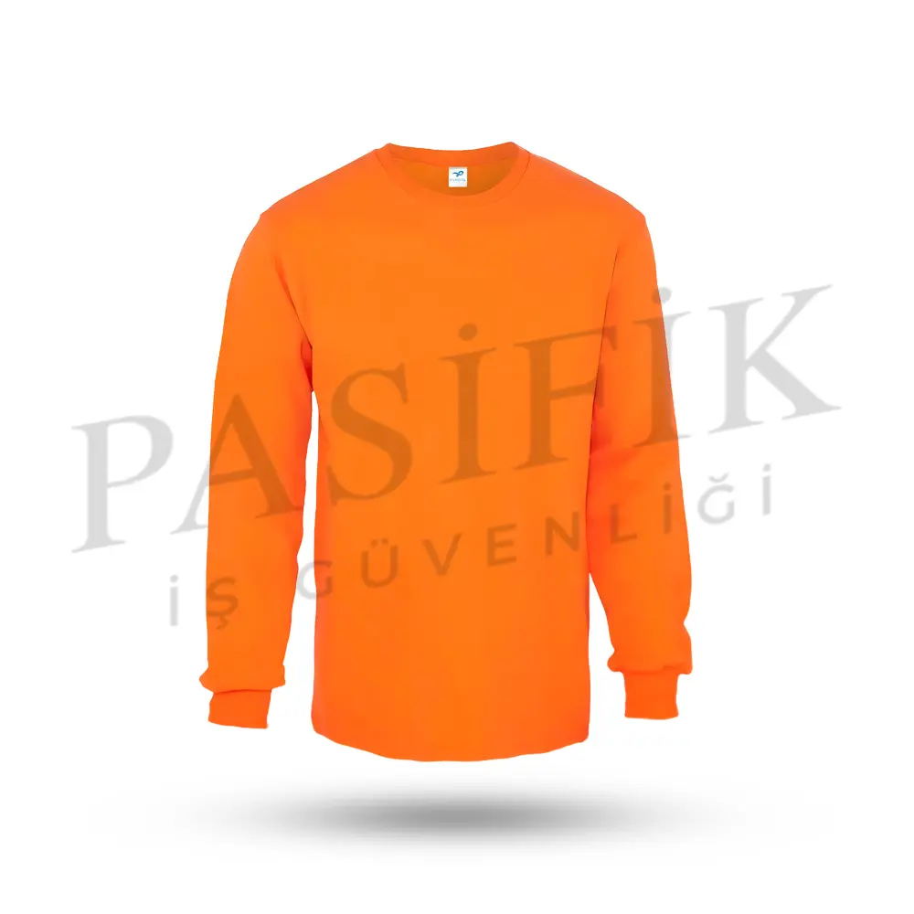 RELAX BİSİKLET YAKA SWEATSHIRT PS7201 TURUNCU