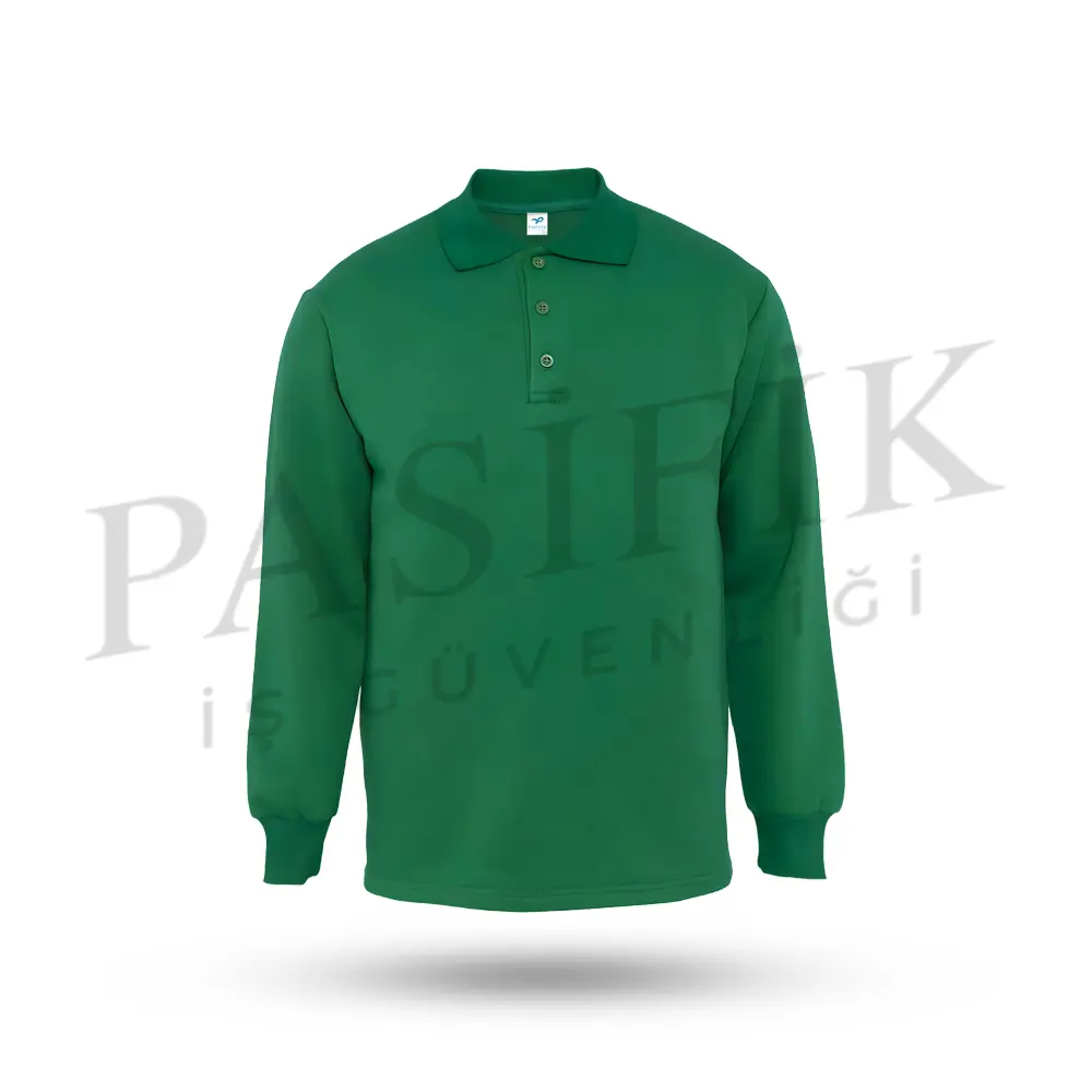 COMFORT POLO SWEATSHIRT PS7200 YEŞİL